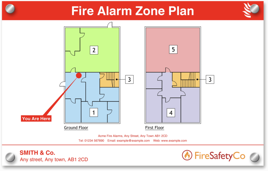 Fire Alarm Zone Plans  BS5839-1:2017 Compliant  QDOS